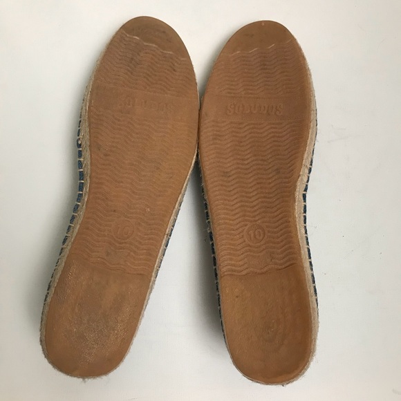 SOLUDOS Denim Pineapple Espadrilles Size 10 - Picture 6 of 8